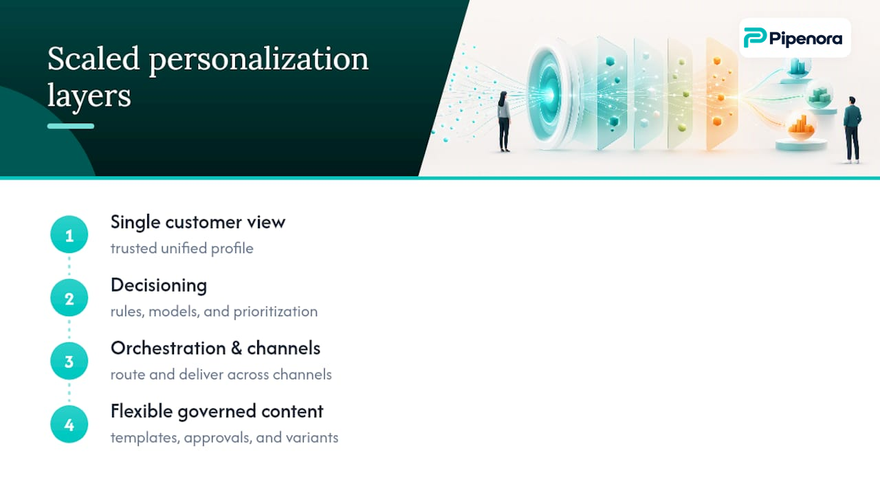 Four layers of scaled personalization